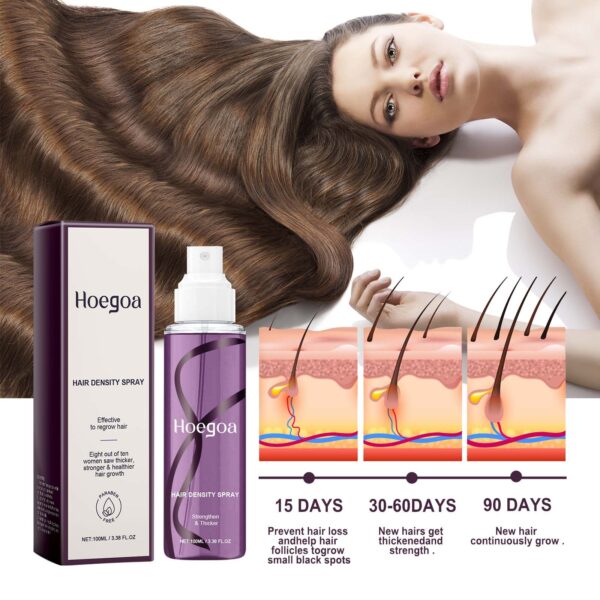 Hoegoa Volumizing Dense Hair Spray Repair dry and frizzy hair Strengthening Hair Nourishing Volumizing Hair Spray - Image 3